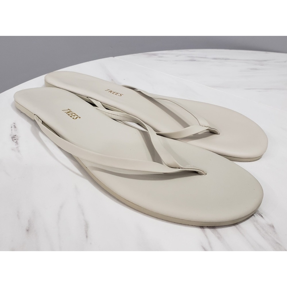NEVER WORN Tkees SIZE 11 Flip Flop THONG SANDALS Women's STONE GRAY euro 42